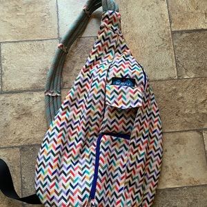 Kavu Rope Sling bag in Taffy
